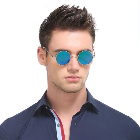 circular designer sunglasses|small round sunglasses for men.